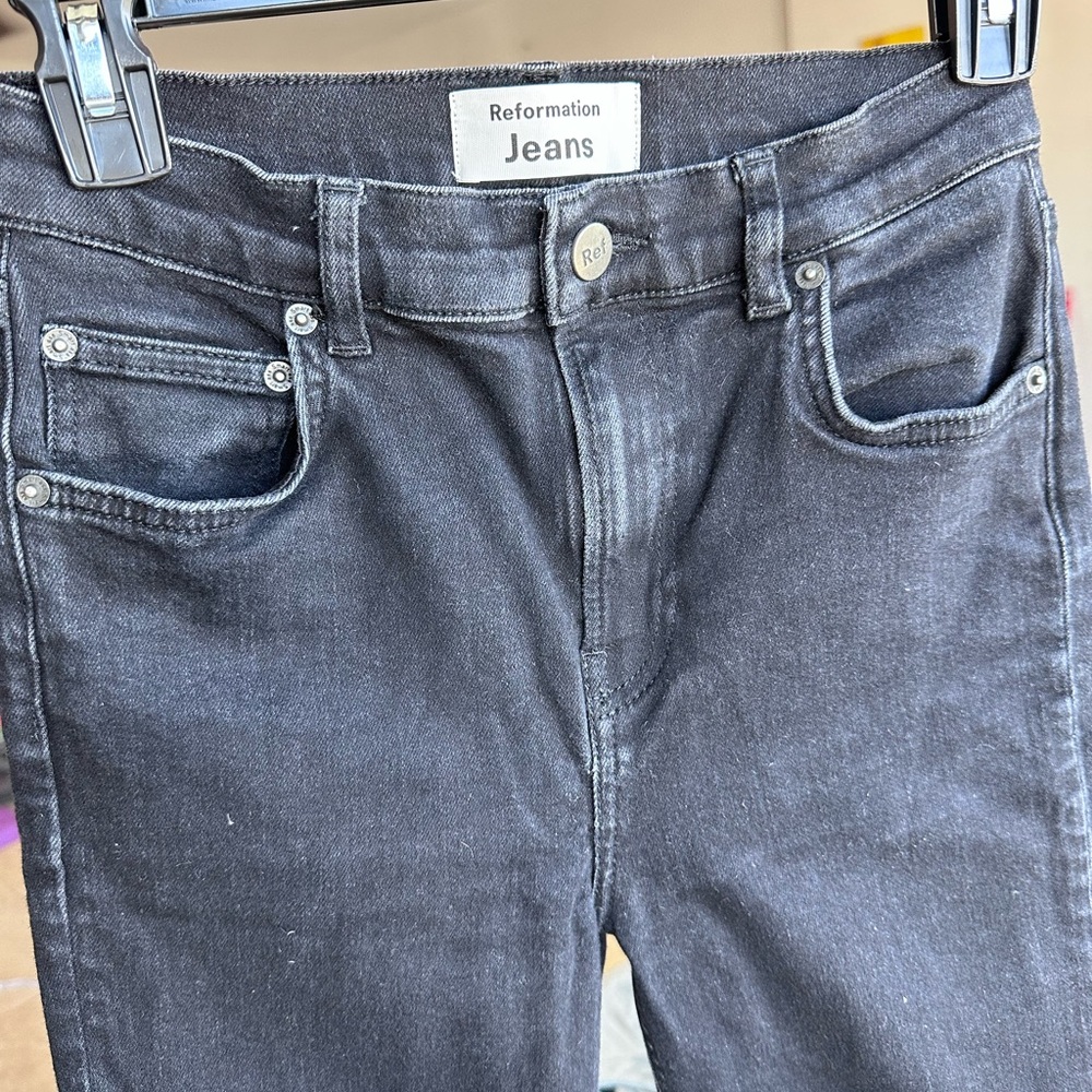 Reformation skinny jeans size 27